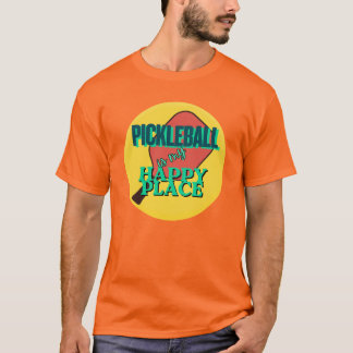Pickleball is mijn geluksplek humor t-shirt