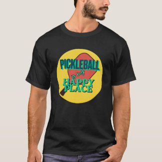 Pickleball is mijn geluksplek humor t-shirt