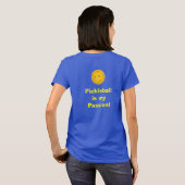 "Pickleball is mijn passie!" Donker T-shirt (Achterkant volledig)