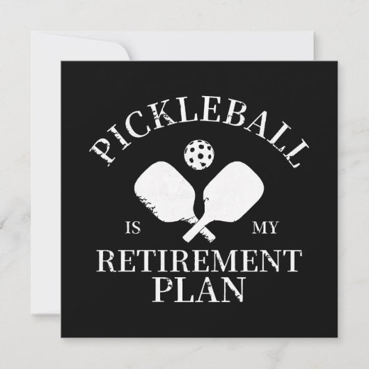 pickleball is mijn pensioenplan (Voorkant)