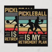 Pickleball Is Mijn Pensioenplan Funny Pickleball (Voorkant / Achterkant)