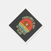 Pickleball is mijn pensioenplan Grappige  vader Servet (Hoek)