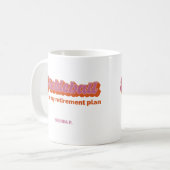 Pickleball is mijn pensioenplan koffiemok (Voorkant links)