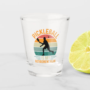 Pickleball Is Mijn Pensioenplan Shot Glas