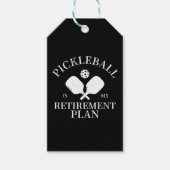 pickleball is mijn pensioenplant cadeaulabel (Voorkant)