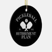 pickleball is mijn pensioenplant keramisch ornament (Rechts)