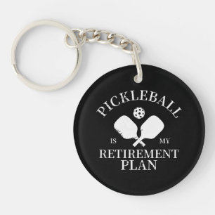 pickleball is mijn pensioneringsplant sleutelhanger