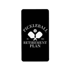 Pickleball is mijn plant etiket