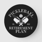 Pickleball is mijn plant ronde klok (Voorkant)