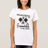 Pickleball is mijn spel Oma is mijn naam T-shirt (Voorkant)