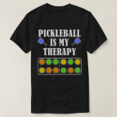 Pickleball is mijn theezakje Gezegde dink T-shirt (Design voorkant)