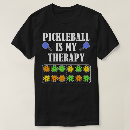 Pickleball is mijn theezakje Gezegde dink T-shirt (Design voorkant)