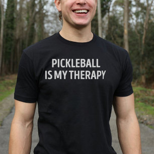 Pickleball is mijn therapie grappig t-shirt