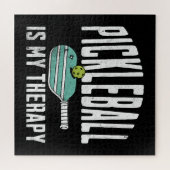 Pickleball is mijn therapiekikkerbal legpuzzel (Horizontaal)