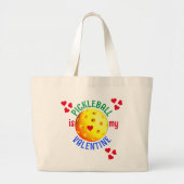 PICKLEBALL is mijn Valentijn Grote Tote Bag (Voorkant)
