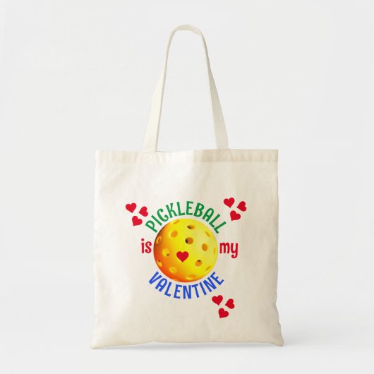 PICKLEBALL is mijn Valentijn Tote Bag (Voorkant)