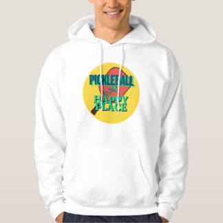 Pickleball is my Happy Place trui Hoodie