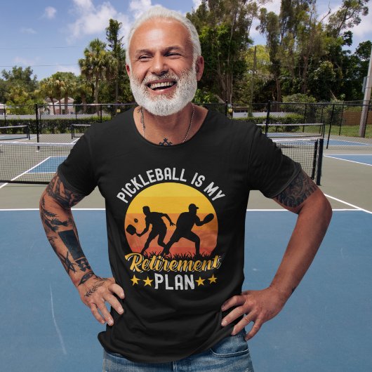 Pickleball Is my Retirement Plan Funny Pickleball T-shirt