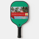 Pickleball Is My Superpower Pickleball Paddle (Achterkant)