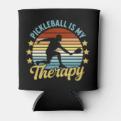 Pickleball is my Therapy funny Pickleball Blikjeskoeler (Voorkant)