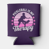 Pickleball is my Therapy funny Pickleball Blikjeskoeler (Voorkant)
