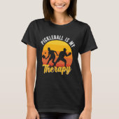Pickleball is my Therapy funny Pickleball T-shirt (Voorkant)