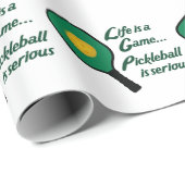 Pickleball is serieus cadeaupapier (Rol Hoek)