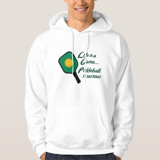Pickleball is serieus hoodie (Voorkant)