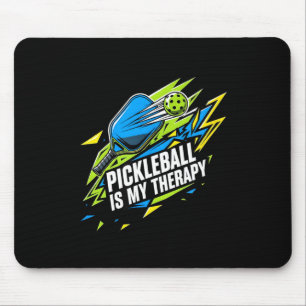 Pickleball is therapie grap paddelbal speler gif muismat