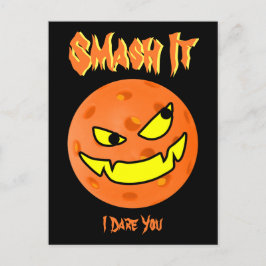 Pickleball Jack o'Lantern Oranje & Black Halloween Briefkaart