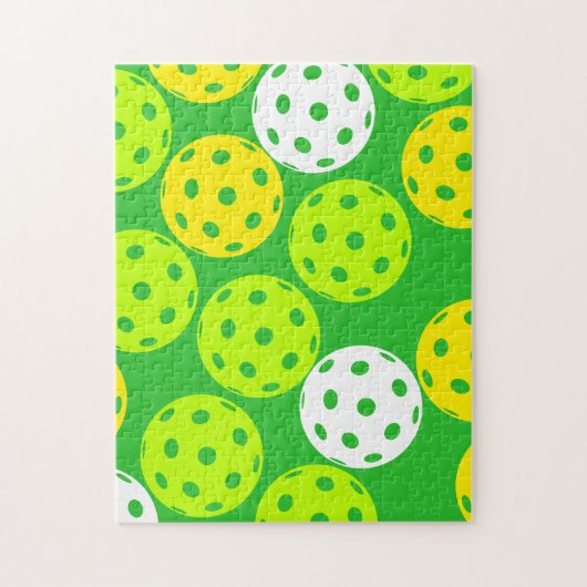 Pickleball Jigsaw Puzzle. Ballen, ballen, ballen! Legpuzzel (Verticaal)