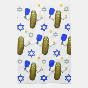 Pickleball Joods Hanukkah Theedoek