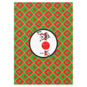 Pickleball Joy Christmas Party Rood Groene Ornamen Tafelkleed (Voorkant)