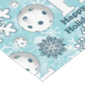 Pickleball Joy Kerstfeest Rood Groen Kerstman Tafelkleed (Gekanteld)