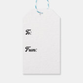 Pickleball Joy Kerstfeest Rood Groen Paddles Cadeaulabel (Achterkant)