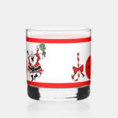 Pickleball Joy Kerstfeest Santa Paddles Whisky Glas (Links)