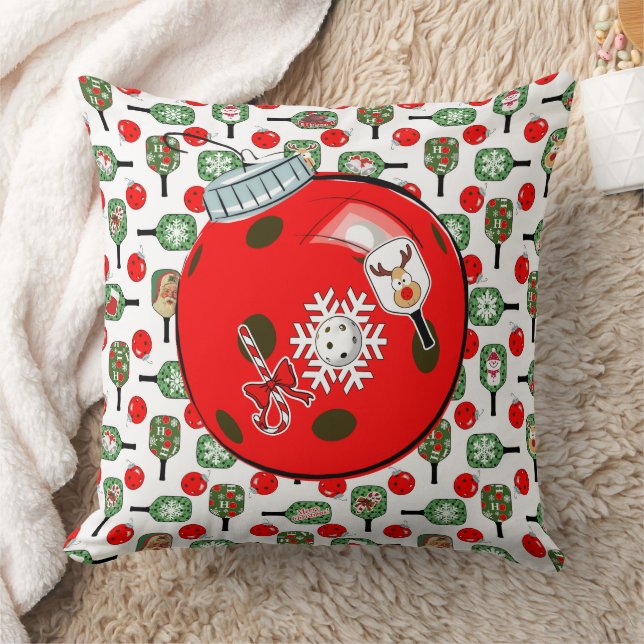 Pickleball Joy Kersthuisdecoratie Kussen (Deken)