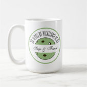 Pickleball Jubileum Sage Pickleball Personaliseren Koffiemok (Links)