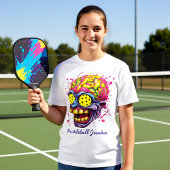 Pickleball Junkie - grappig pickleball tshirt