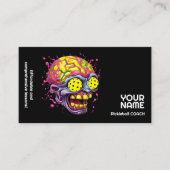 Pickleball Junkie - grappig pickleball Visitekaartje (Voorkant)