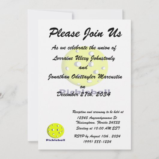 pickleball just ball n text.png kaart (Voorkant)