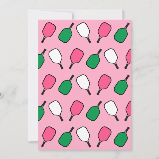 Pickleball Kaart (Achterkant)