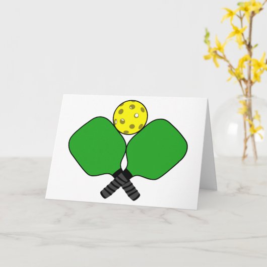 Pickleball Kaart (Gele Bloem)