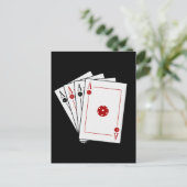 Pickleball-kaarten voor Pickleball-spelers Briefkaart (Staand voorkant)