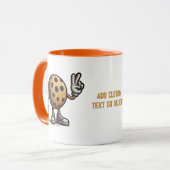 Pickleball Kampioen in Baseball Speler Beste Gift Mok (Voorkant links)