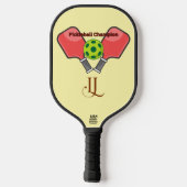 Pickleball Kampioen Paddle (Achterkant)