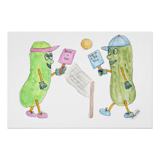 Pickleball Kampioen Perfect Poster