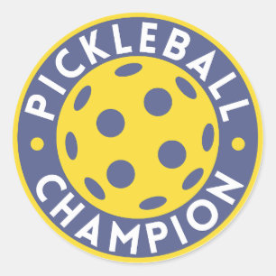 Pickleball Kampioen Ronde Sticker