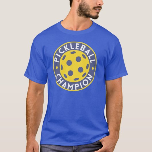 Pickleball Kampioen T-shirt (Voorkant)