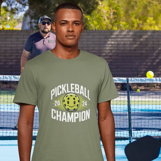 Pickleball Kampioen van het Jaar Pickle Ball Fun T-shirt
